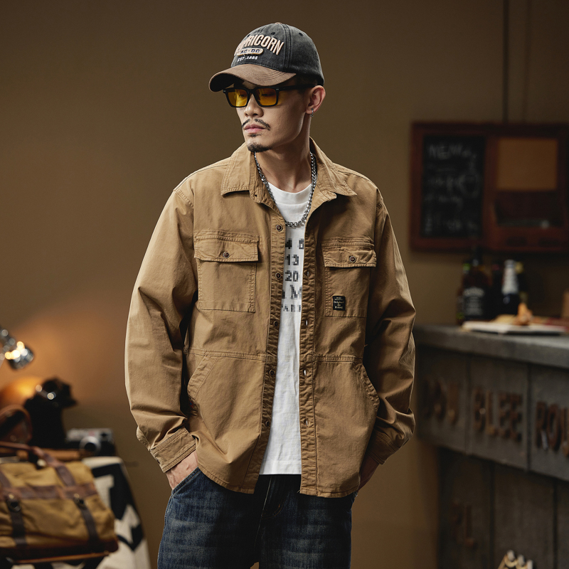 Quality Winter Clothing Brand - Cargo Shirt For Men Long Sleeve