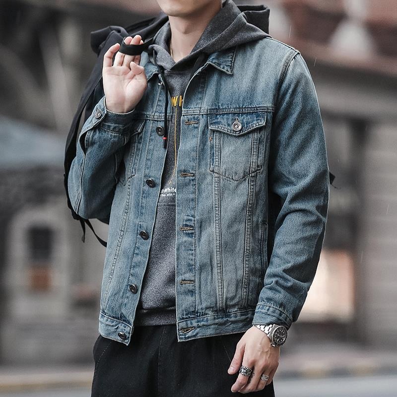 Winter Clothes Shop - New in Button Loose Cowboy Coat