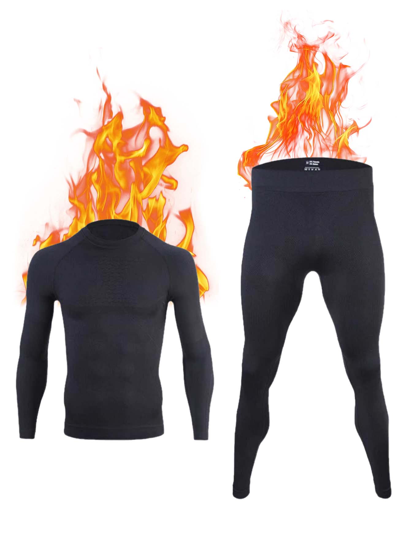 Thermal Base Layer - Men's Thermal Underwear Set, Winter Ski