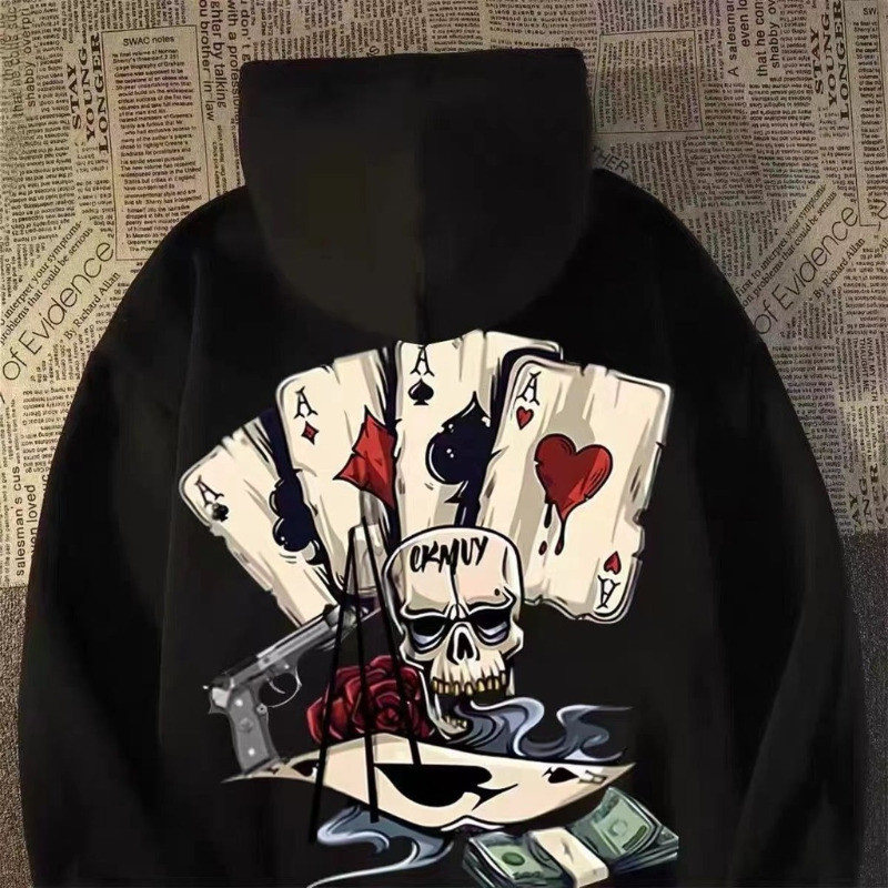 Winter Clothes Shop - 【M-8XL Hoodies】Autumn Men Pullover Hoodie Oversized