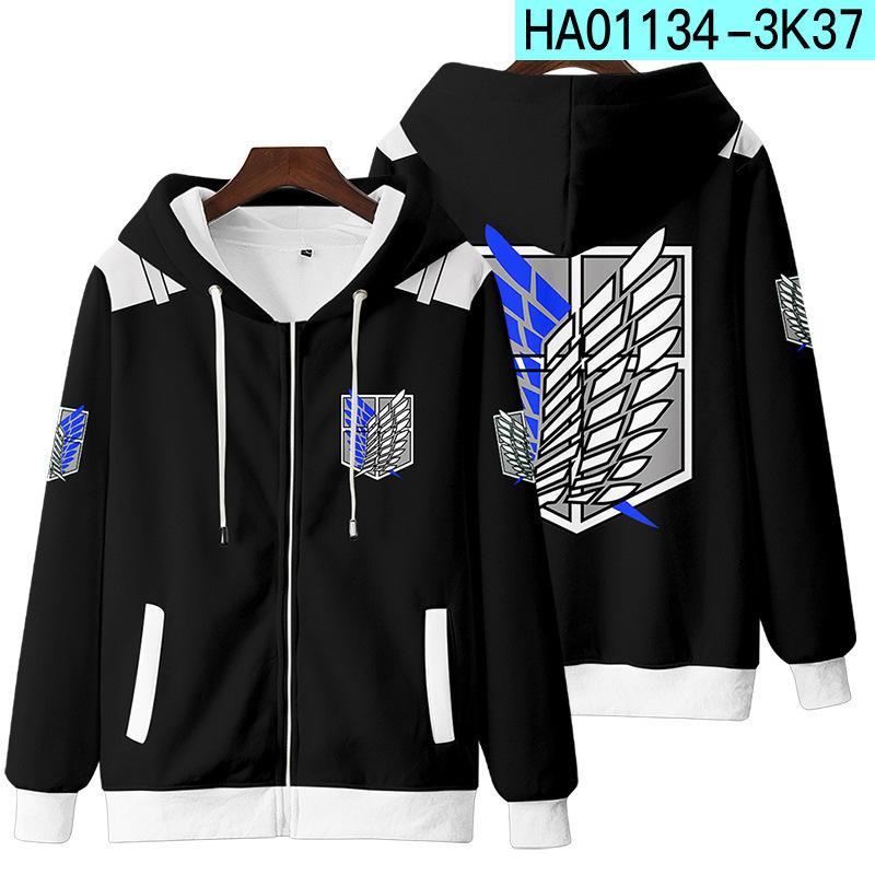 Winter Clothes Shop - New Attack On Titan 3D Zipper