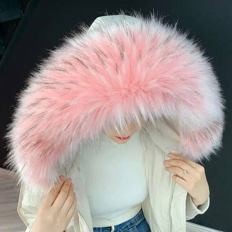Winter Clothing Deals - Detachable Faux Fur Collar Extra Large