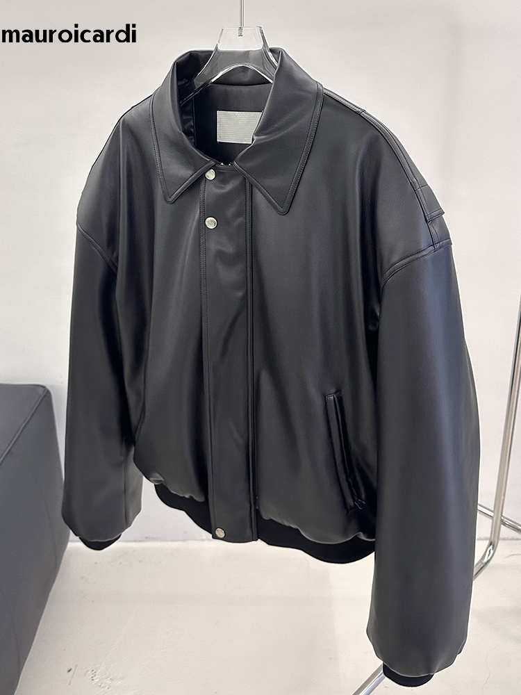 Winter Clothes Shop - Mauroicardi Spring Autumn Cool Oversized Thickened