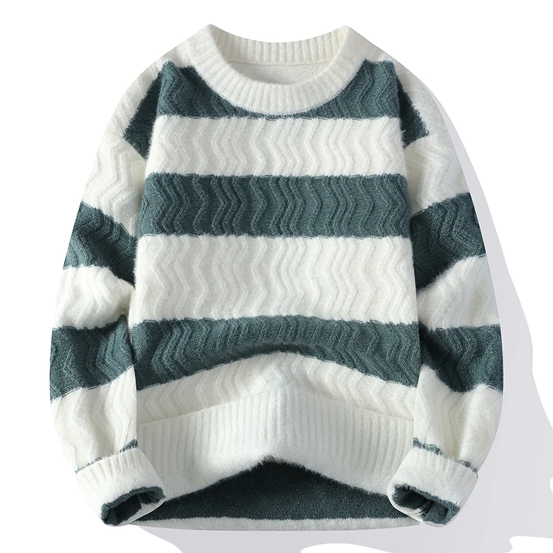 Striped sweater men's autumn a - Winter Clothes Shop recension och pris