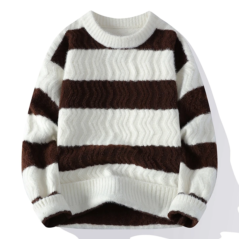 Striped sweater men's autumn a - Winter Clothes Shop recension och pris