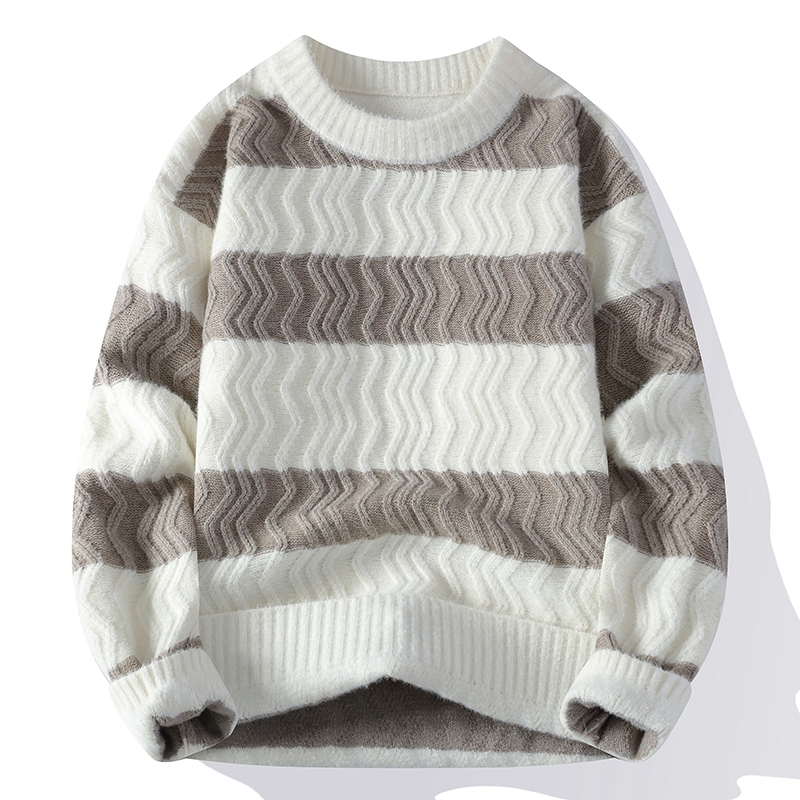 Striped sweater men's autumn a - Winter Clothes Shop recension och pris