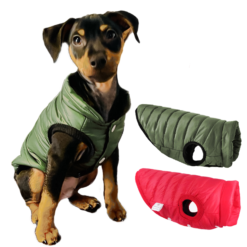 Warm Pet Dog Vest Jacket Autum - Winter Clothing In French recension och pris