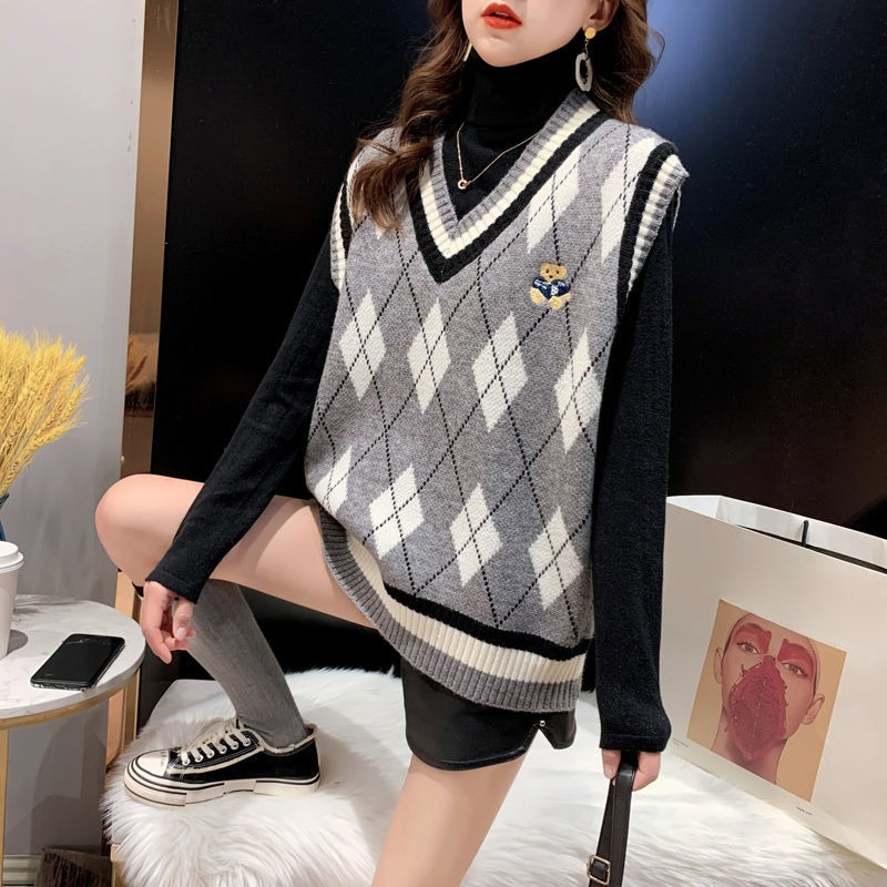 Red Knit Vests for Women Sleev - Winter Clothing Offer recension och pris
