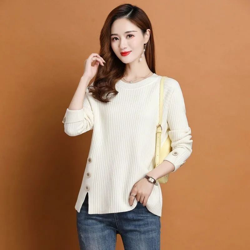 White Ladies Pullovers Harajuk - Winter Clothing Offer recension och pris