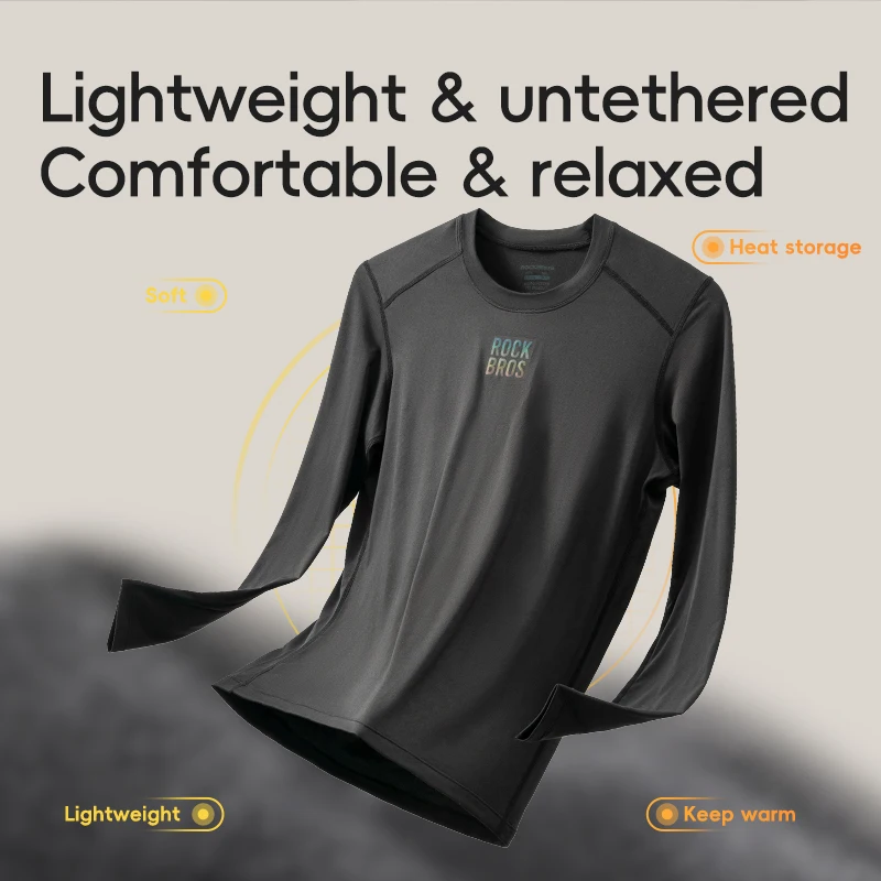 ROCKBROS Winter Warm Cycling B - Thermal Base Layer recension och pris