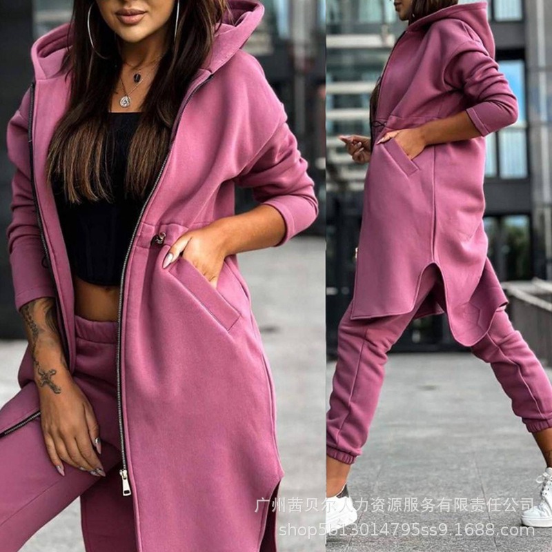 Women's Hooded Zipper Irregula - Winter Clothing Sales recension och pris