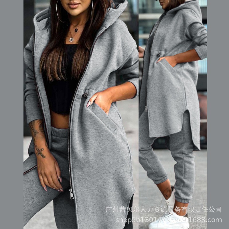 Women's Hooded Zipper Irregula - Winter Clothing Sales recension och pris