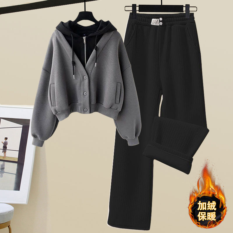Plush and Thickened Hoodie Jac - Winter Clothing Sales recension och pris