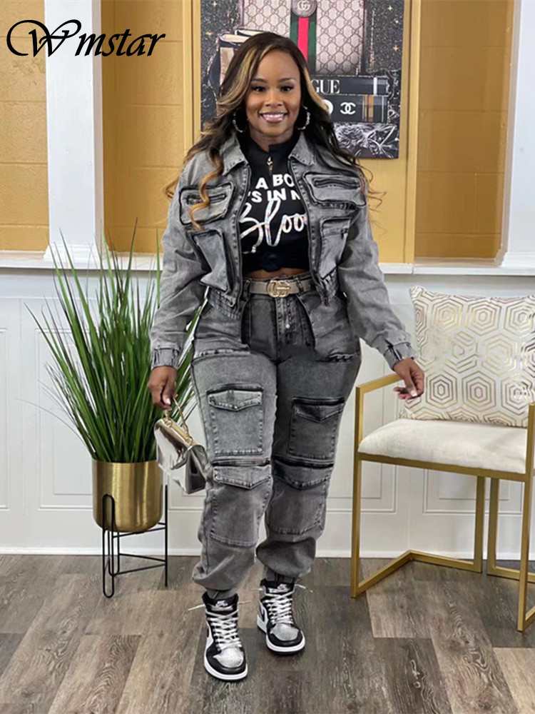 Wmstar Denim Two Piece Set Wom - Winter Clothing Sales recension och pris