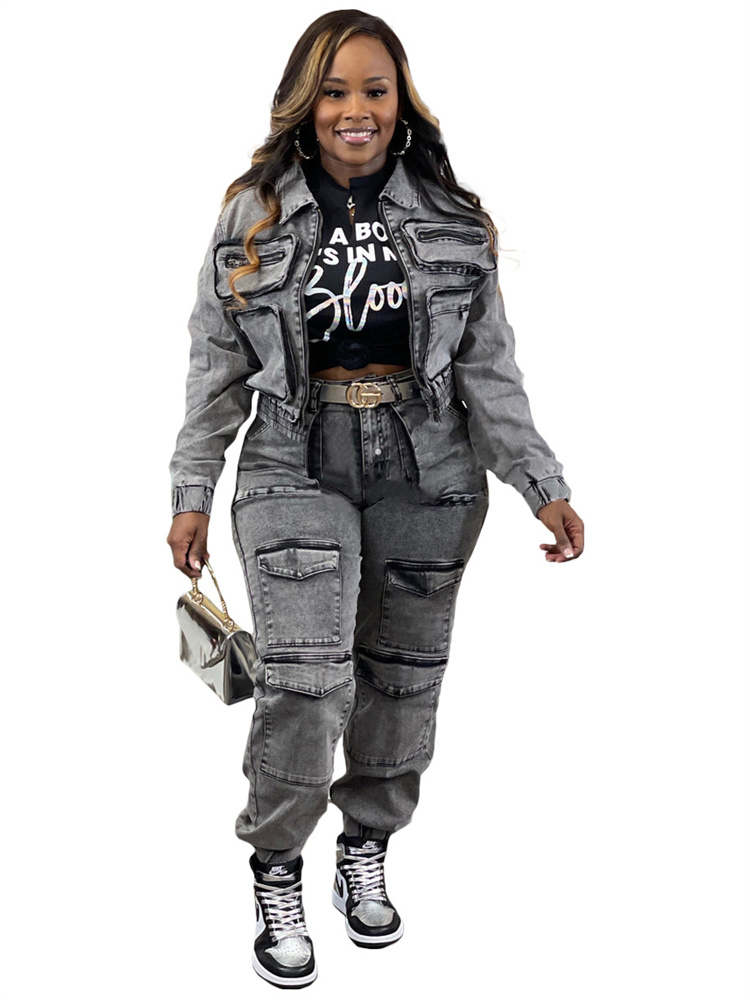 Wmstar Denim Two Piece Set Wom - Winter Clothing Sales recension och pris