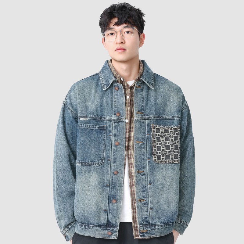 Autumn Loose Denim Jackets Man - Winter Clothes Shop recension och pris