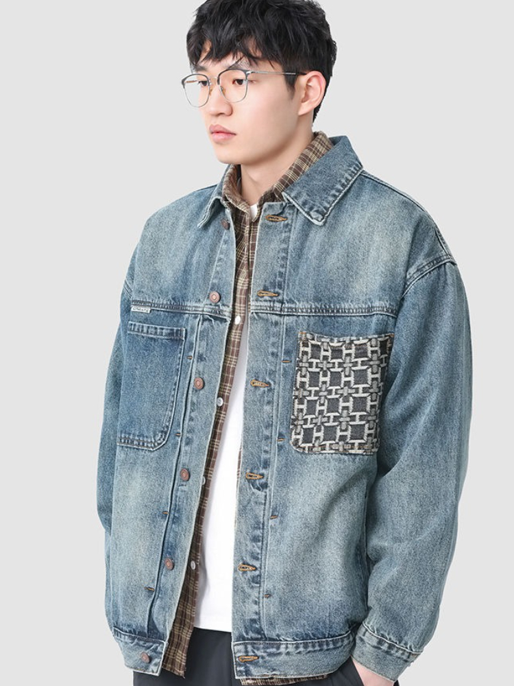 Autumn Loose Denim Jackets Man - Winter Clothes Shop recension och pris
