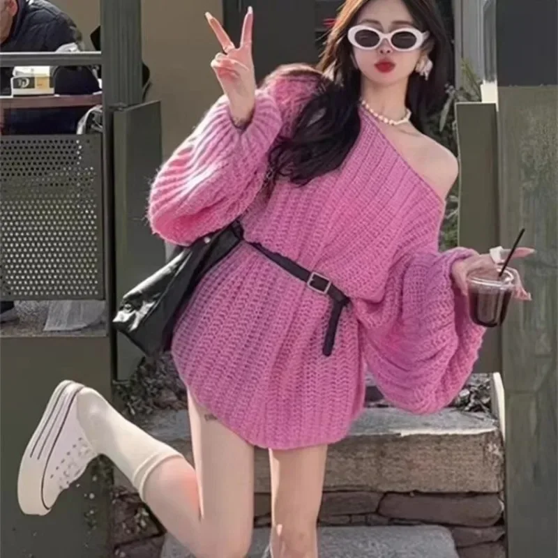 Autumn Women's Knit Sweater Ko - Winter Clothing Offer recension och pris