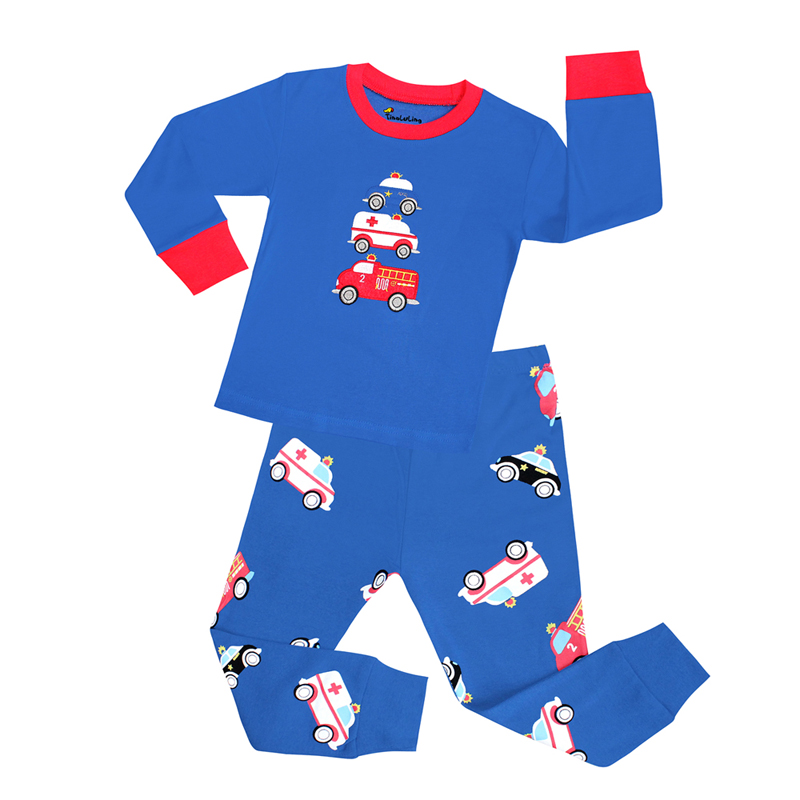 100 Cotton Boys Pajamas Sets 2 - Winter Clothing Toddler recension och pris