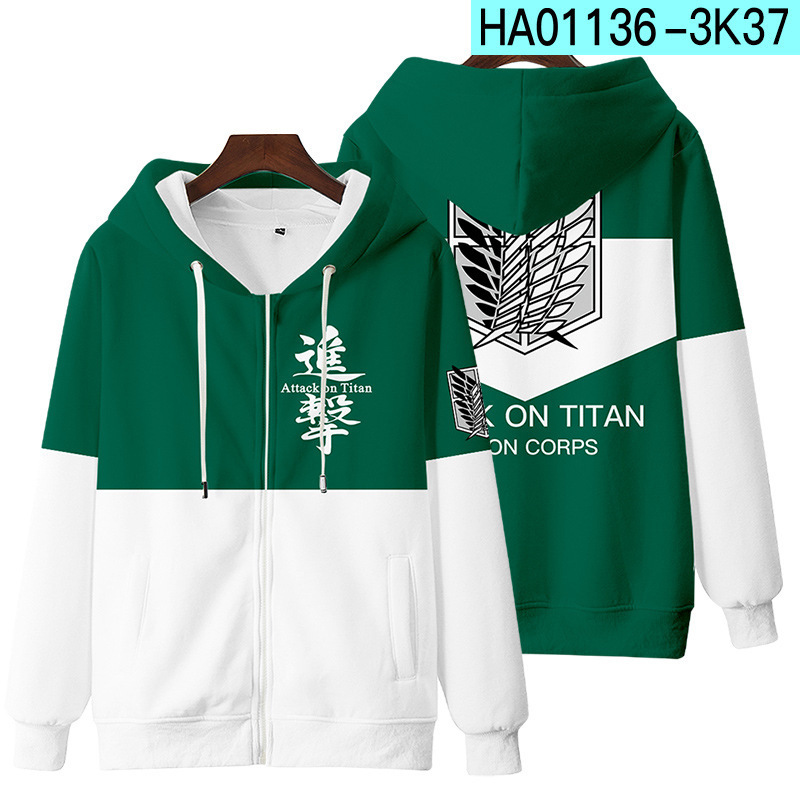 New Attack On Titan 3D Zipper  - Winter Clothes Shop recension och pris