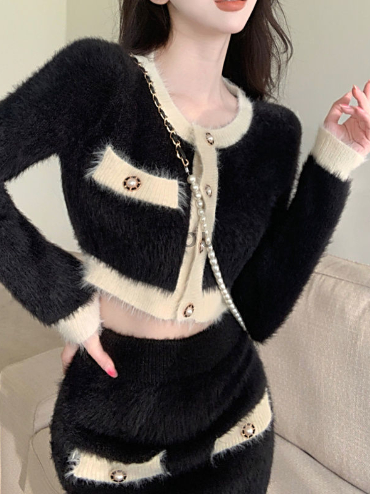 Winter Fluffy Knit 2 Piece Set - Winter Clothing Sales recension och pris