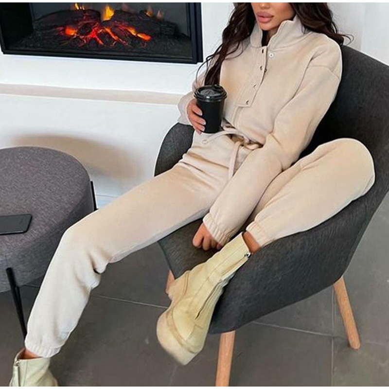 Casual Stand Collar Jumpsuits  - Winter Clothing Sales recension och pris