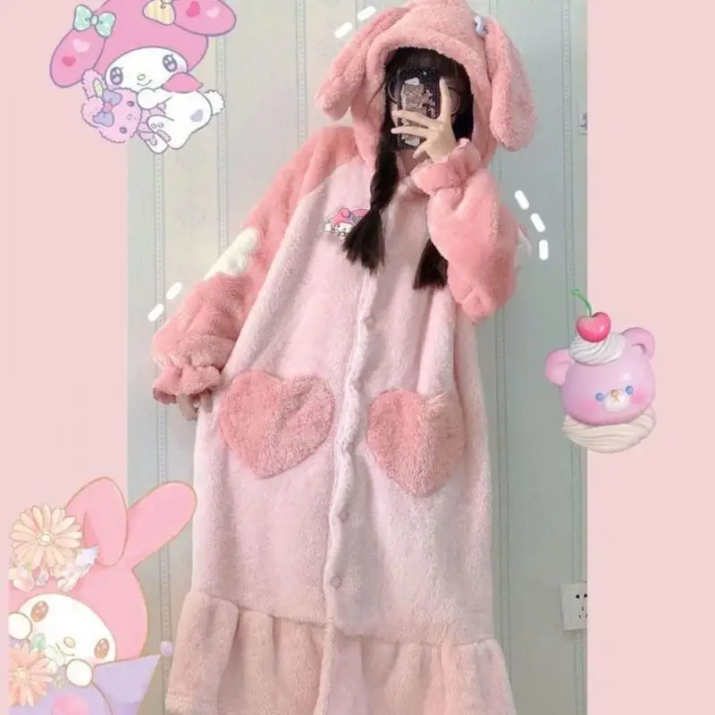 2Pcs Hello Kittys Plush Pajama - Winter Clothing Deals recension och pris