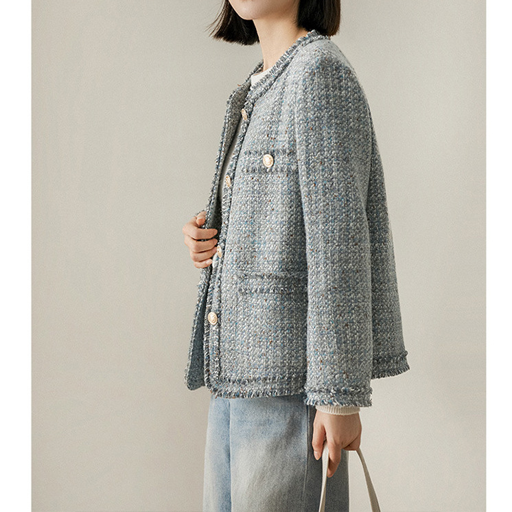Wool High-end Fringed Small Fr - Winter Clothing In French recension och pris